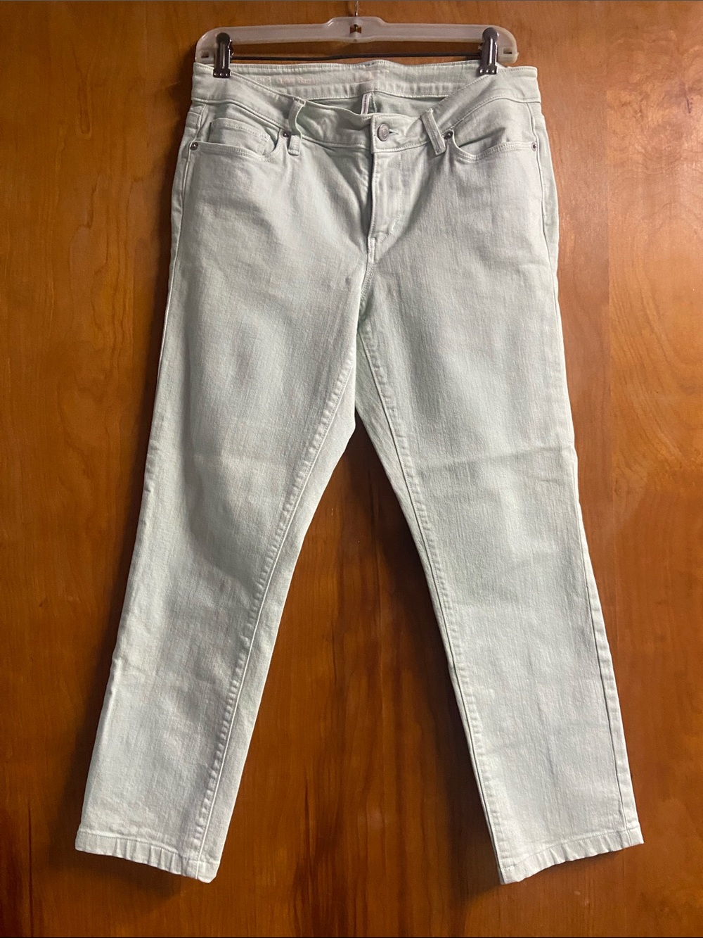 Ann Taylor LOFT Mint Green Skinny Curvy Jeans 29 8
